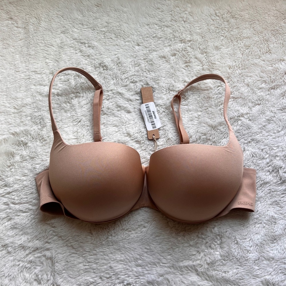 SKIMS Ultimate Push-Up Balconette Bra Clay BA-BAL-5486W Women's Size 36B NEW